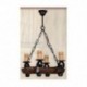 Lampara 4 Luces Tronco (38x35)