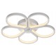 Plafon LED de techo decorativo de 5 brazos en forma de flor 50w