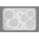 Plafón Galaxy acrílico 231w