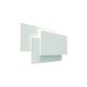 Aplique de pared TAHITI XL 12W / 36W en negro y blanco