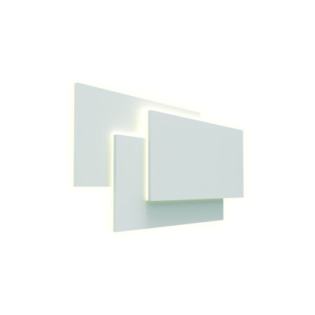 Aplique de pared TAHITI XL 12W / 36W en negro y blanco