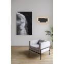 Aplique de pared 12W / 36W en negro y blanco