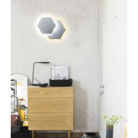 Plafón/aplique LED acrílico de 18W y 1100lm.