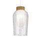 Lampara Nora en blanca con madera de 5L