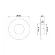 APLIQUE DE PARED JEWEL 12W
