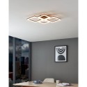 Plafón 42w de techo Acero Negro 4L
