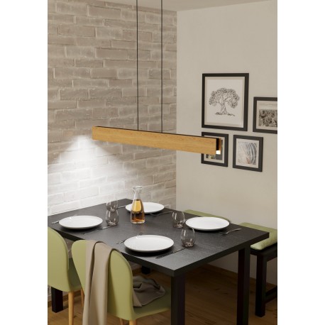 Lampara ANCHORENA de madera 35W
