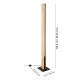 Lampara de pie ANCHORENA de madera 35 W