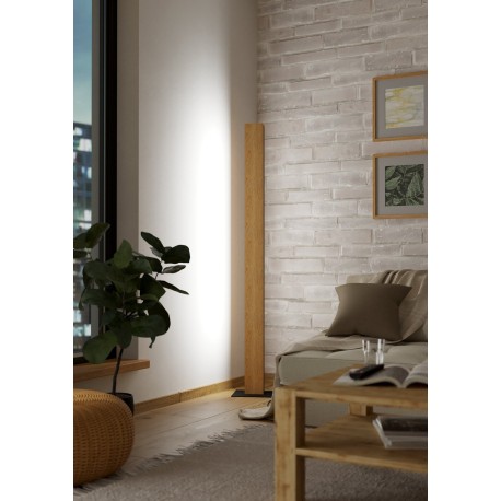 Lampara de pie ANCHORENA de madera 35 W