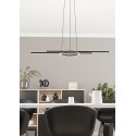 Lámpara colgante ZILLERIO en negro 21,4W