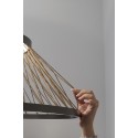 Colgante SPIDER enrejado con cuerda 43W Ø60cm Gris