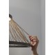 Plafón SPIDER enrejado con cuerda 43W Ø50cm Gris