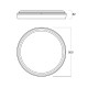 Plafón VERONA 55W Blanco o Oro Ø50cm