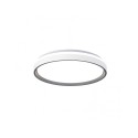 Plafón VERONA 40W Blanco con gris Ø40cm