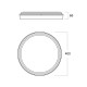 Plafón VERONA 40W Blanco o Oro Ø38cm