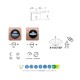APLIQUE RUKA 15W CON SENSOR MOVIMIENTO