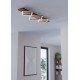 Plafón BOYA de 46w en madera y acero