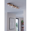 Plafón BOYA de 46w en madera y acero