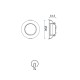 EMPOTRABLE LED NASAO CCT BLANCO