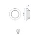 EMPOTRABLE LED NASAO CCT BLANCO
