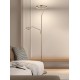 Lampara de pie SATURN con lector 40+5w en 4 colores