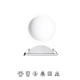 Empotrable techo Cabrera Led 6w/12w/24w/30w en 3k y 4k