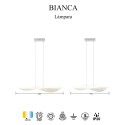 COLGANTE BIANCA LED GRANDE/PEQUEÑO