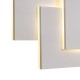 Aplique de pared TAHITI XL 12W / 36W en negro y blanco