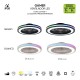 Ventilador GAMER de 40+20w con RGB