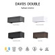 Aplique exterior DAVOS DOUBLE 24W LED IP54