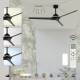 Ventilador BRISA con luz LED 20W mini 2 colores Ø150cm