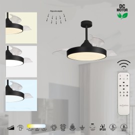 Ventilador ALASKA de palas desplegables 60W 106,2cm