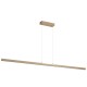 Colgante color oro LINEAL 54W 3000K con luz arriba y abajo