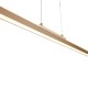 Colgante color oro LINEAL 54W 3000K con luz arriba y abajo