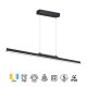 Colgante negro LINEAL 36W 3000K con luz arriba y abajo