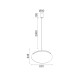 COLGANTE OASIS 15W ORO DIMABLE