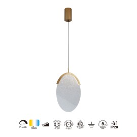 COLGANTE OASIS 12W ORO - DIMABLE