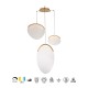 LAMPARA OASIS 40W ORO - 3 COLGANTES - DIMABLE