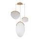 LAMPARA OASIS 40W ORO - 3 COLGANTES - DIMABLE