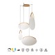 LAMPARA OASIS 54W ORO - 4 COLGANTES - DIMABLE