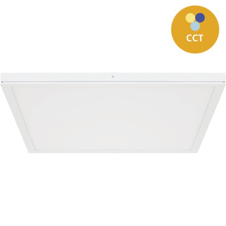 Panel superficie Blanco VOLTAIRE 40x40 32W LED CCT