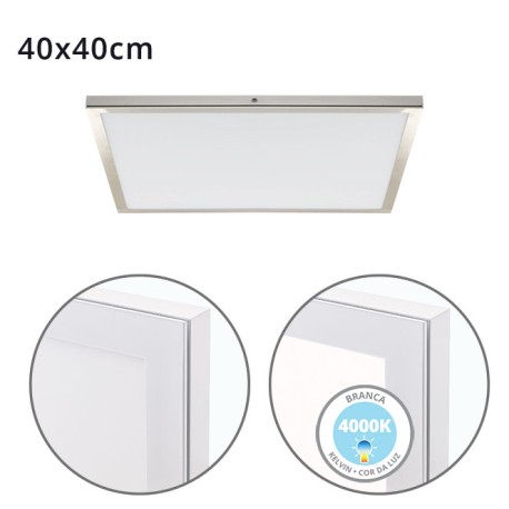 Panel de superficie Níquel 36W VOLTAIRE 40x40