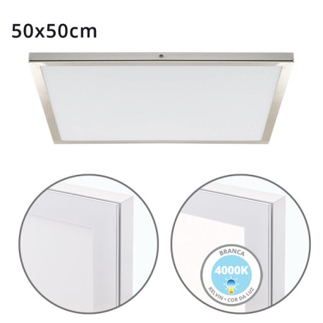 Panel de superficie Níquel 48W VOLTAIRE 50x50