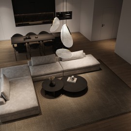 LAMPARA OASIS 40W ORO - 3 COLGANTES - DIMABLE