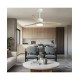 VENTILADOR MADEIRA BLCO-MADERA 132CMS 3 PALAS