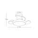 VENTILADOR CABRIO MADERA 30CMS 3 PALAS