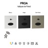 BAÑADOR PARED PROA CON SENSOR LED 3W 3000K EN TRES COLORES