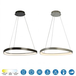 Lámpara KIRORO 38W CCT 2700K-5000K en dos colores