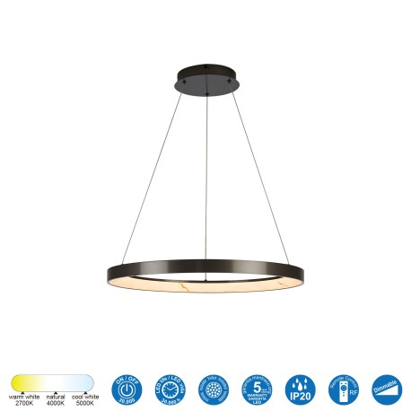 Lampara KIRORO 38W 2700K-5000K en dos colores